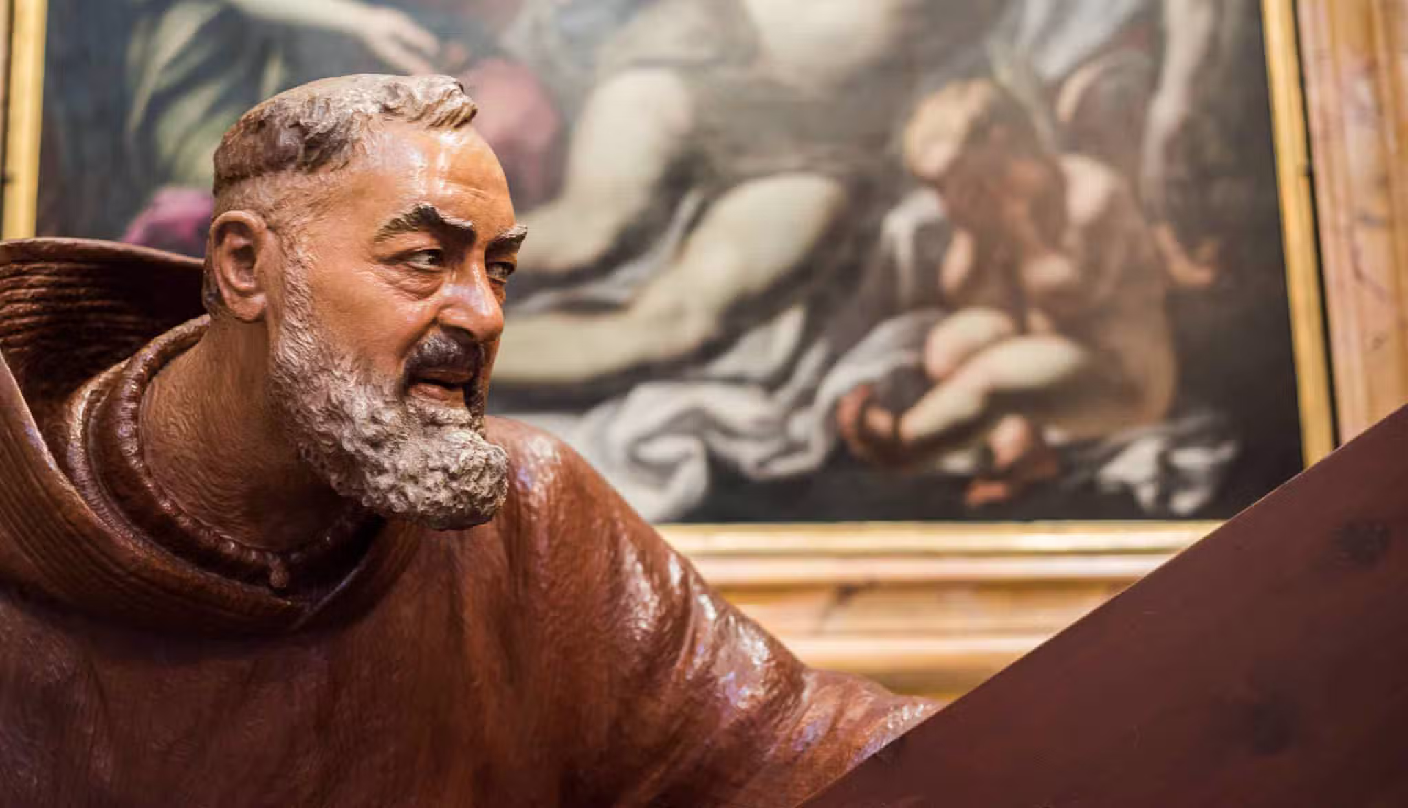 Who was Saint Padre Pio? Stigmata.