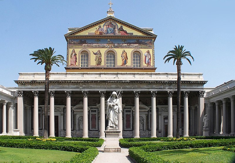 Visite a Basílica de São Paulo Fora dos Muros. Baixe o Horários de Missa agora!