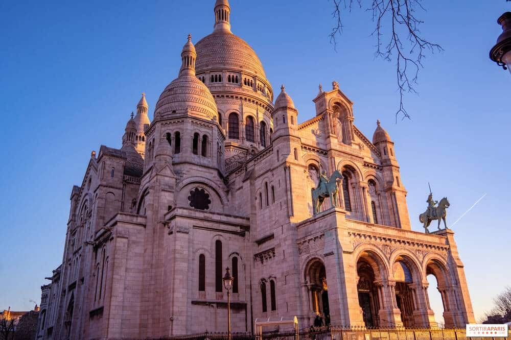 Basílica de Sacré-Cœur. Descubra as 11 igrejas católicas imperdíveis em Paris.