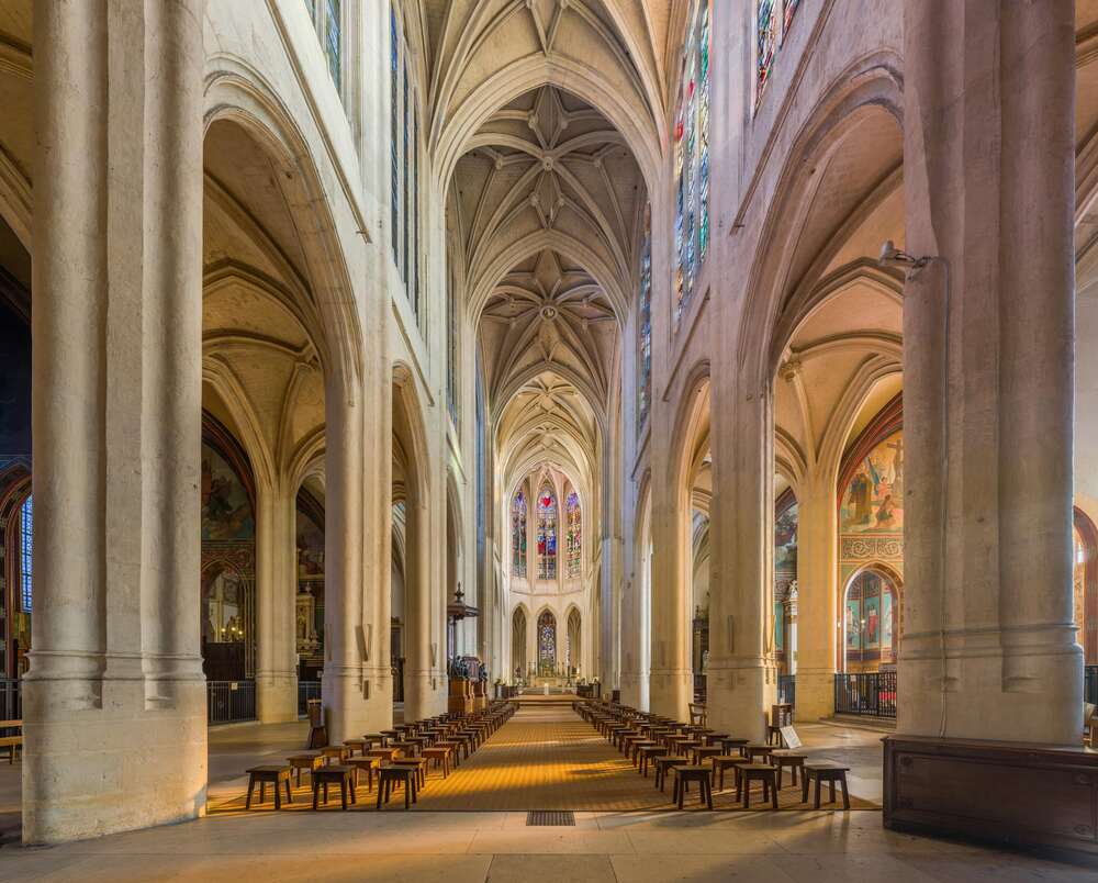 Igreja de Saint-Gervais. Descubra as 11 igrejas católicas imperdíveis em Paris.