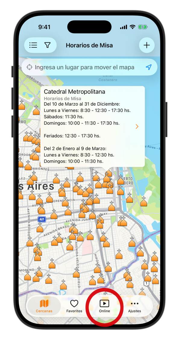 Ícone Missas Online - App Horários de Missa - Horários de Missa