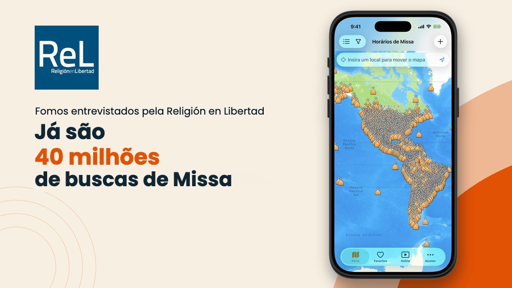Horários de Missa na Religión en Libertad: já são 40 milhões de buscas de Missa